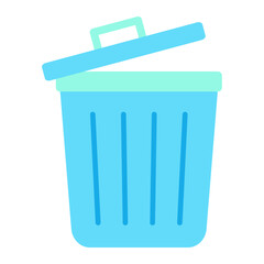 Sticker - Dustbin Flat Icon