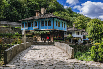 Canvas Print - Sakov House in Etar open air museum near Gabrovo, Bulgaria