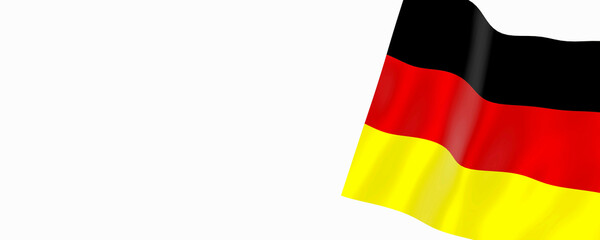 Wall Mural - Flaga Niemiec baner Germany flag banner