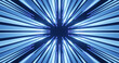 Render with blue converging lines
