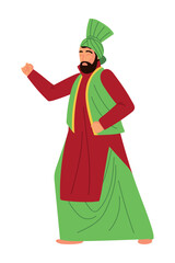 Poster - indian man character