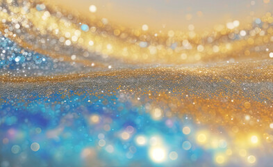 Poster - Gold glitter background