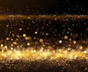 Poster - Gold glitter background