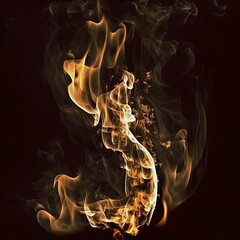 Wall Mural - Fire background