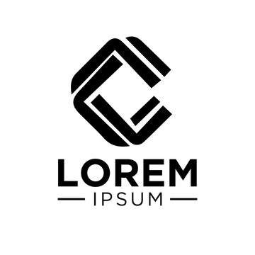 logo geomatric desin letter C for company or individual bussines