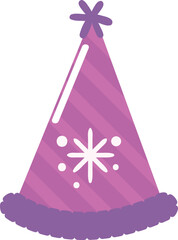 Poster - party hat icon