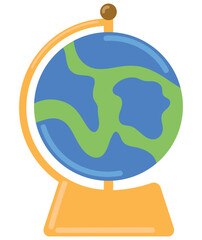 Wall Mural - school globe map