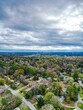 Vertical shot of the suburban area of Greensboro city in North Carolina, USA