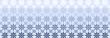 Fototapeta  - wzór zimowy banner 1 płatki śniegu