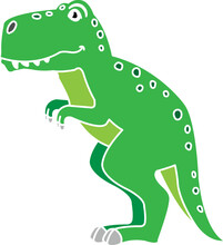  Dinosaur Vector Illustration. Animal Image Or Clip Art.