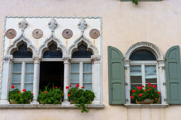 Fototapete - Historic buildings of Venzone, Fiuli-Venezia Giulia