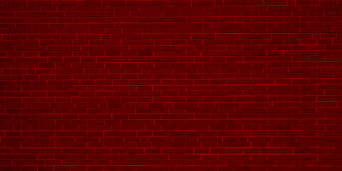 Close-up of natural old vintage weathered red brown not plastered solid brick wall. Abstract copy space background, Bricklaying, construction and masonry concept.