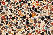 Abstract Illustration Of Colorful Terrazzo Design Background