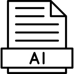 Poster - Ai Format Icon