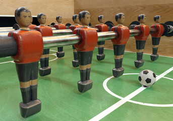 Wall Mural - Belgium Foosball Team