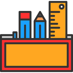 Poster - Pencil Case Icon