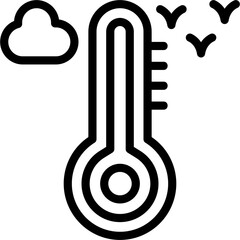 Poster - Temperature Icon