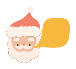 Sticker - santa speech bubble