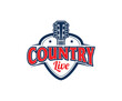 Country Music Event Live Logo Badge Design Template