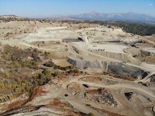 open coal mine general view