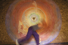 Abstract Dance Figure And Mandala