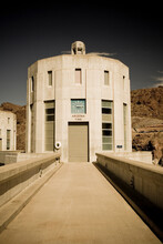 Clock On The Hoover Dam, Arizona, USA