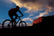 © Cavan Images - Mountain biker riding Canyonlands trail in Utah.