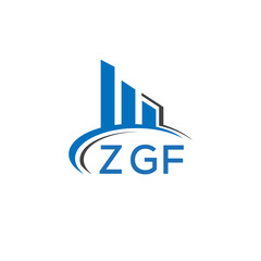 DGF letter logo. DGF blue image. DGF Monogram logo design for entrepreneur and business. DGF best icon.	
