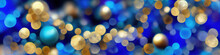 Christmas Sparkles, Glitter And Lights Out Of Focus, Blue Background
Generated Sketch  Art	