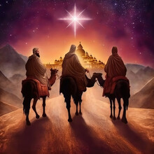 We Three Kings - Possible Nativity Xmas Card Design