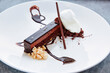 © Trinette Reed/Stocksy - Gourmet chocolate cake dessert