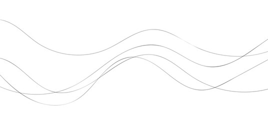 curve wave seamless pattern. thin line wavy abstract vector background. curve wave seamless pattern.