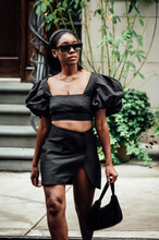 Black Skirt And Top Fashion