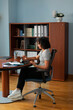 © Lightsy/Stocksy - Woman working on a tablet