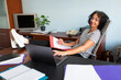 © Lightsy/Stocksy - Woman finishing her working day