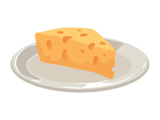 Wall Mural - cheese portion dairy product