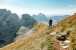 © Dimitrije Tanaskovic/Stocksy - Hiker On The Trail In Mountain.