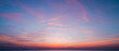 Leinwandbild Motiv sunset sky with clouds background	