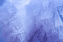 Violet Blue Tulle Fabrics
