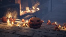 Halloween Decorative Pumpkin Heads