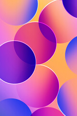 Poster - Modern abstract vertical background with colorful gradient shapes. Trendy elegant wallpaper design