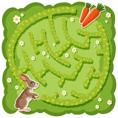 Sticker - Maze game template for kids