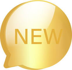 Wall Mural - gold message icon symbol and social media communication sign message icon for website. 3d vector des