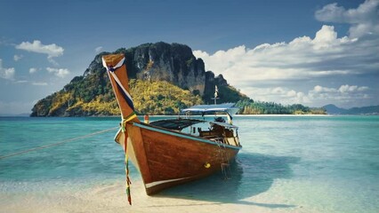 Wall Mural - poda island in krabi, thailand