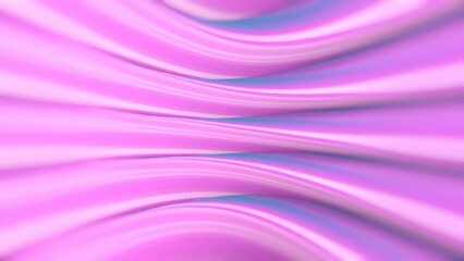 Poster - Wavy background of twisted shapes. 3d rendering digital seamless loop animation