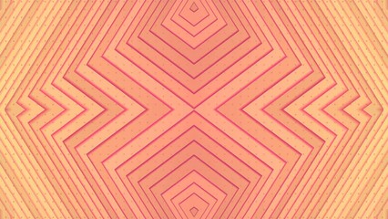 Poster - Symmetrical composition with simple geometric shapes 3d render loop animation 4K