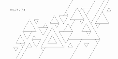 Abstract geometric technological background. Vector creative design.