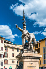 Wall Mural - Monument of Piazza Mentana, Florence, Italy, Europe