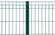 grating wire industrial fence , pvc metal fence panel on transparent background
