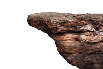 Wall Mural - rock isolated transparency background.